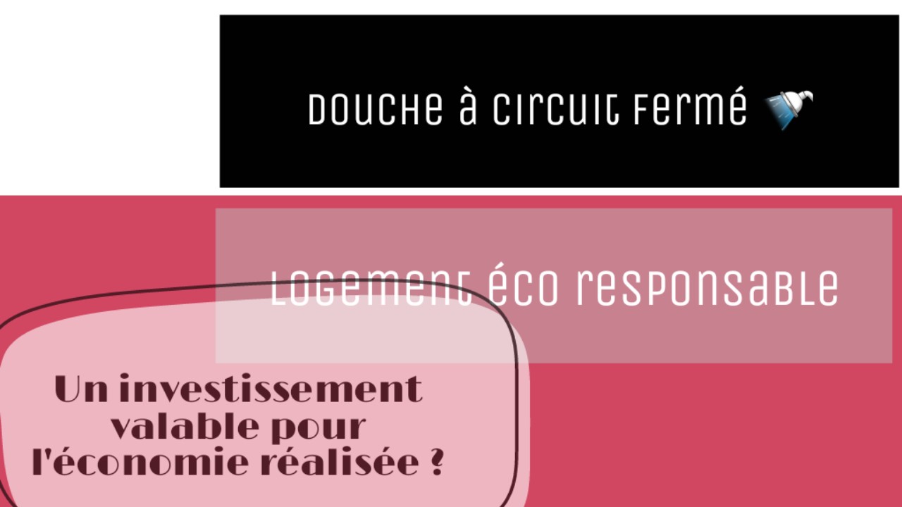 cabine de douche circuit ferme