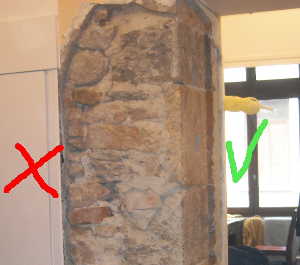 mur en pierre interieur 