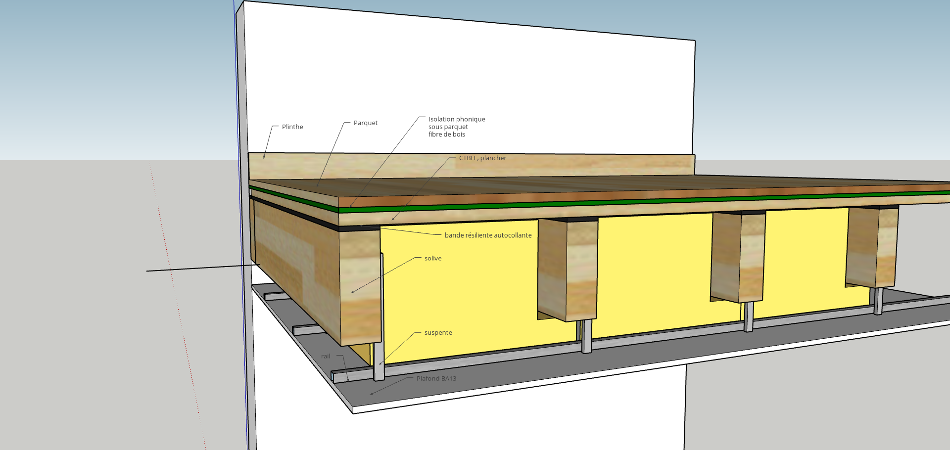 isolation plancher bois
