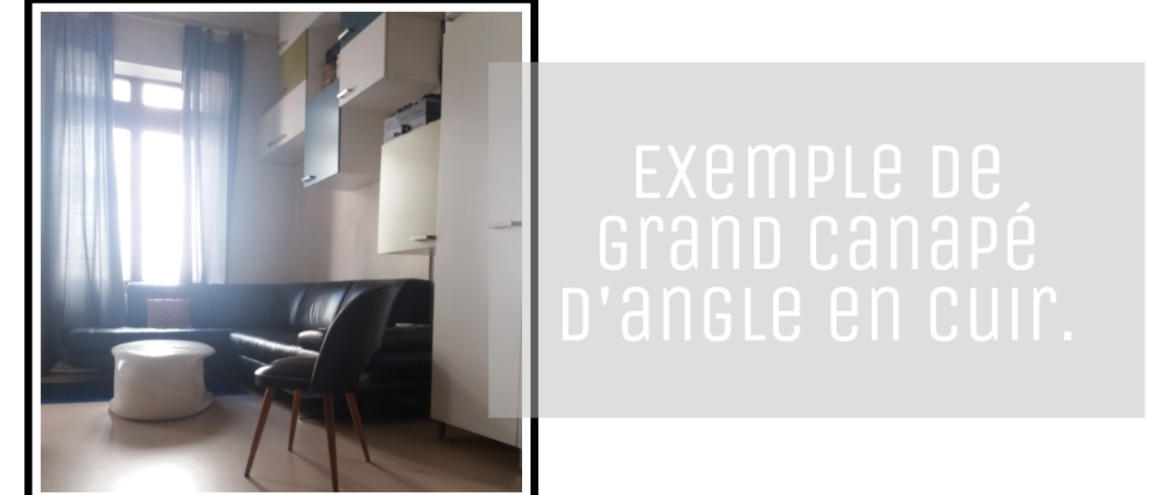 exemple de grand canape d'angle en cuir choisir un grand canape d angle deco tendance salon