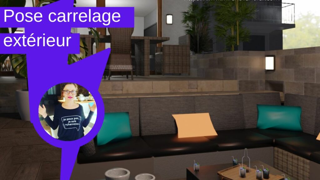 pose carrelage extérieur