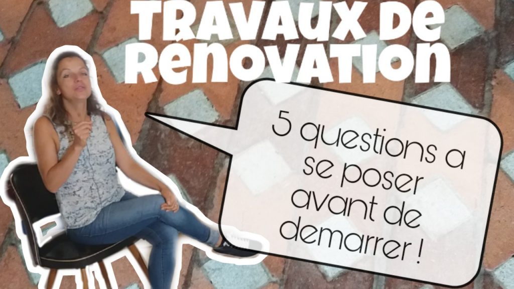 travaux de renovation