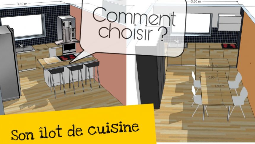 ilot de cuisine amenagement