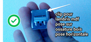 clip lambris mural mdf