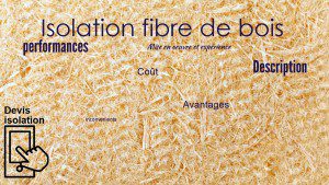 fibre de bois isolation tehrmique