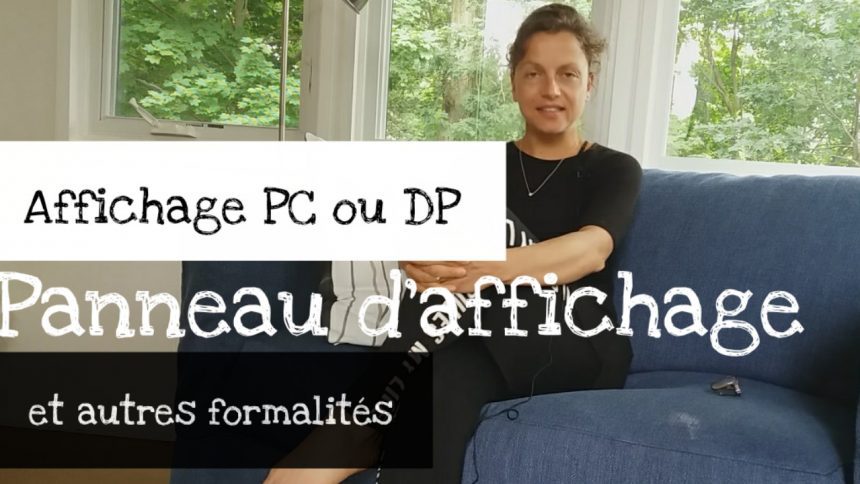 panneau affichage permis de construire