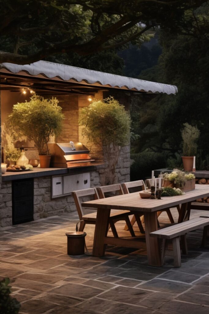 cuisine d'extérieur