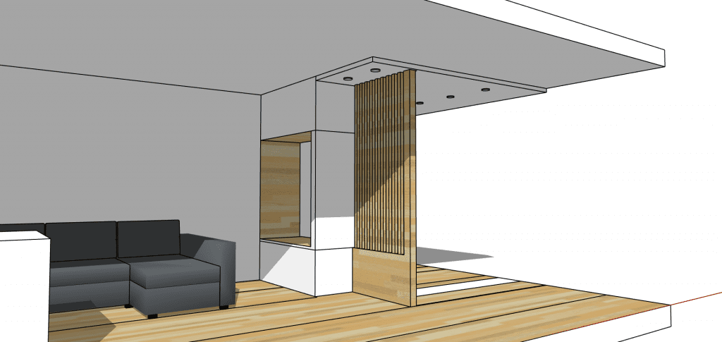 meuble séparation entree