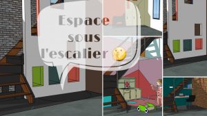 aménager espace sous escalier