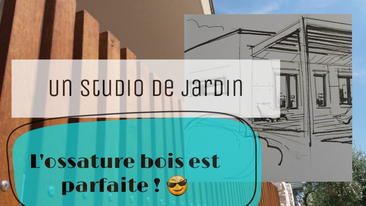 studio de jardin en kit préfabriqué