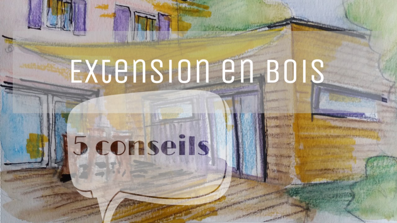 extensin en bois maison idnividuelle