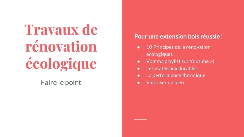 blog travaux rénovation écologique