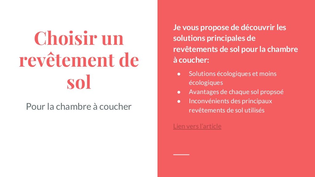 dossier Premium du blog- comment choisir le revêtement de sol d'une chambre à coucher?