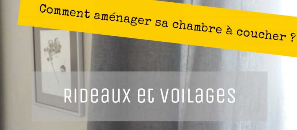 aménagement de chambre à coucher rideaux