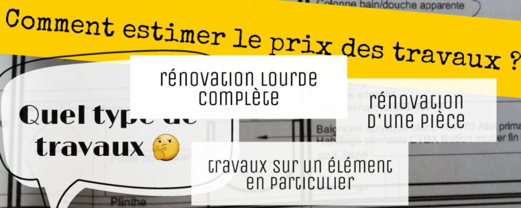 comment estimer prix travaux