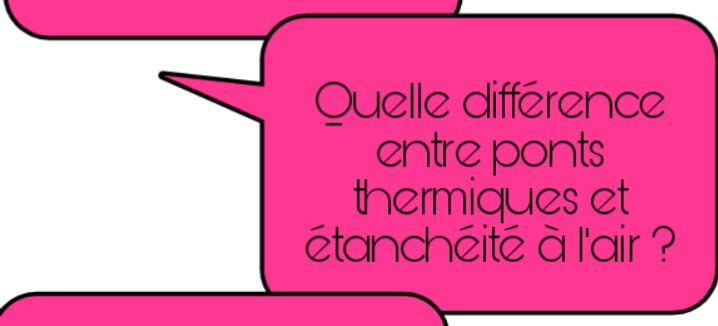 pont thermique et infiltration