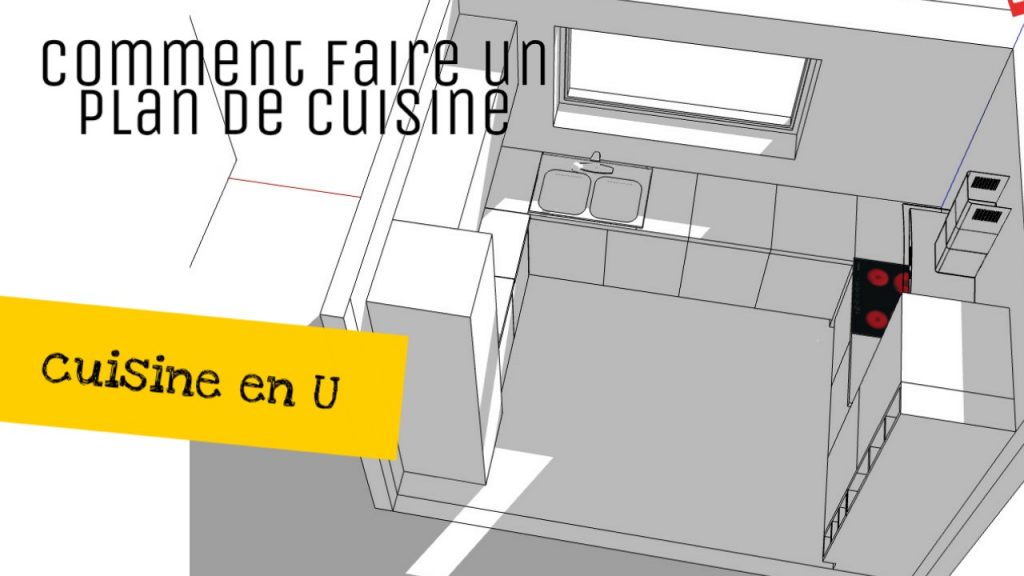 plan de cuisine en U