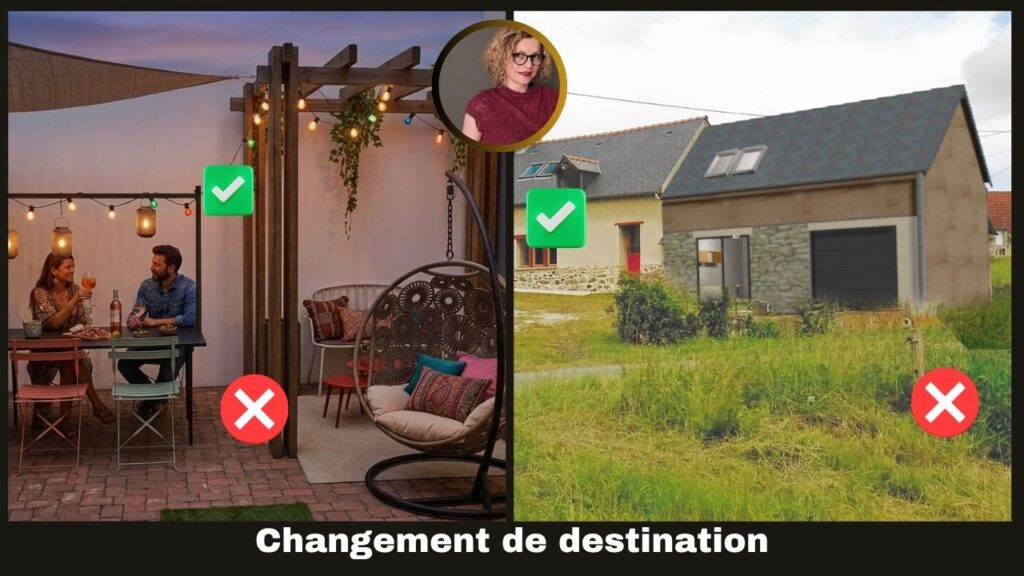 Changement de destination