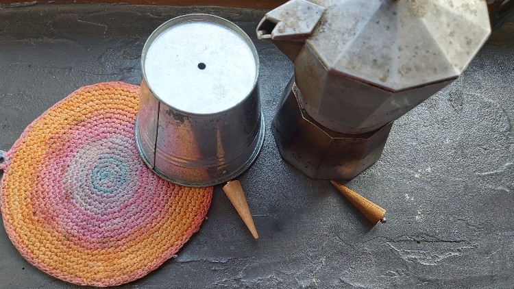 béton ciré plan de tarvail carrelé cuisine