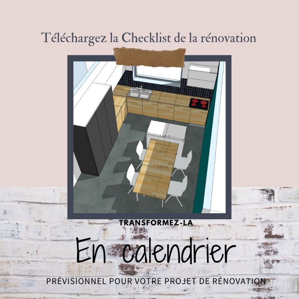 checlist renoation maison appartement