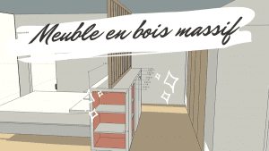 meuble en bois massif