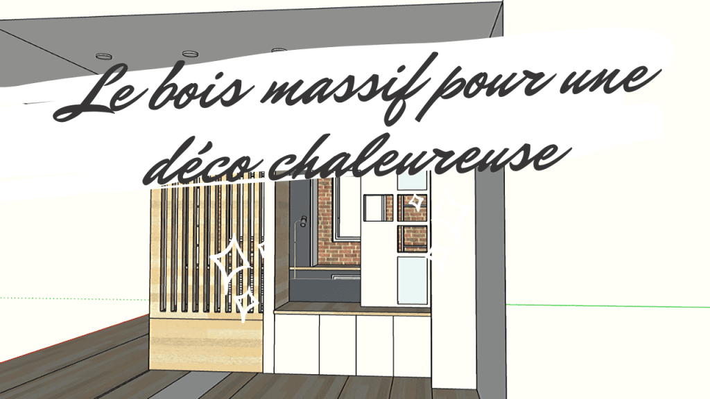meuble bois massif contemporain