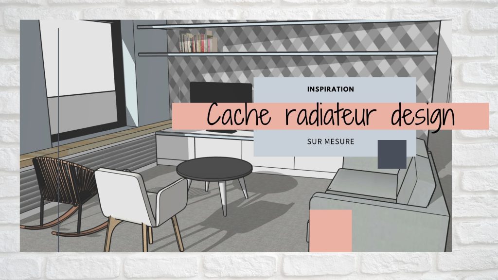 cache radiateur design original 