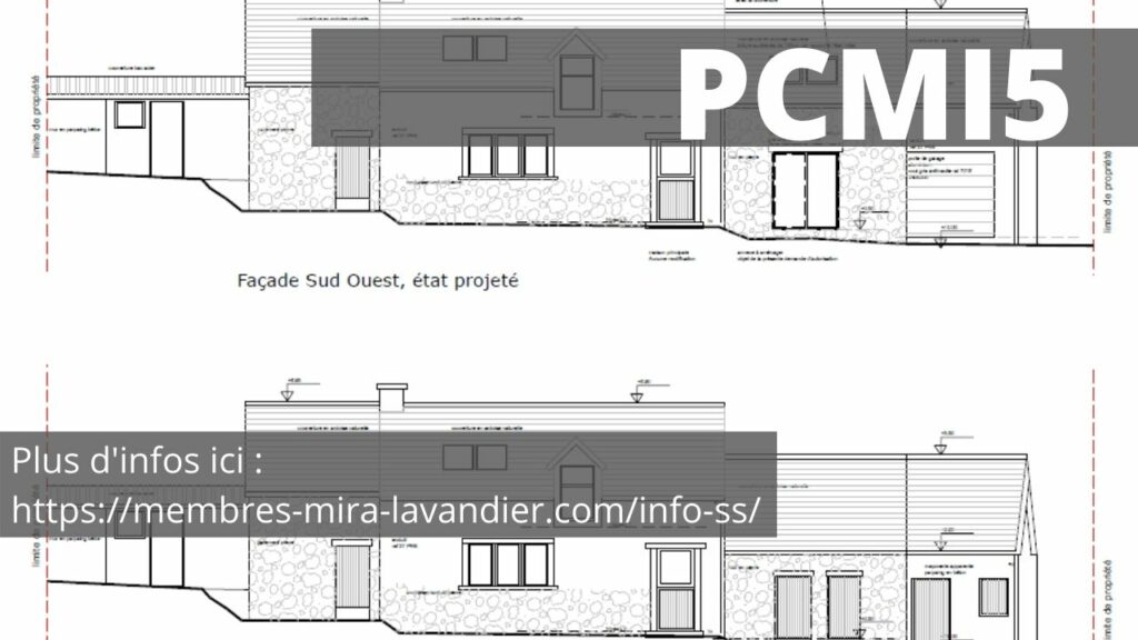 exemple de permis de construire PCMI5 plan de façade