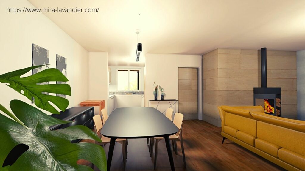 salon salle a manger moderne