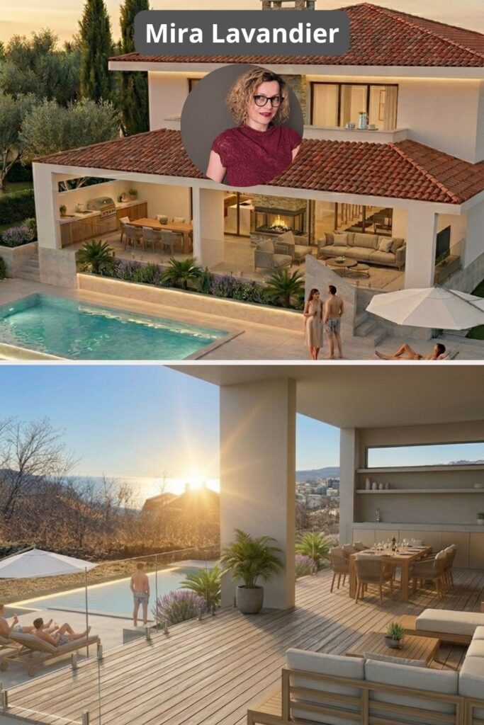 Amenagement salon de jardin a demi niveau
