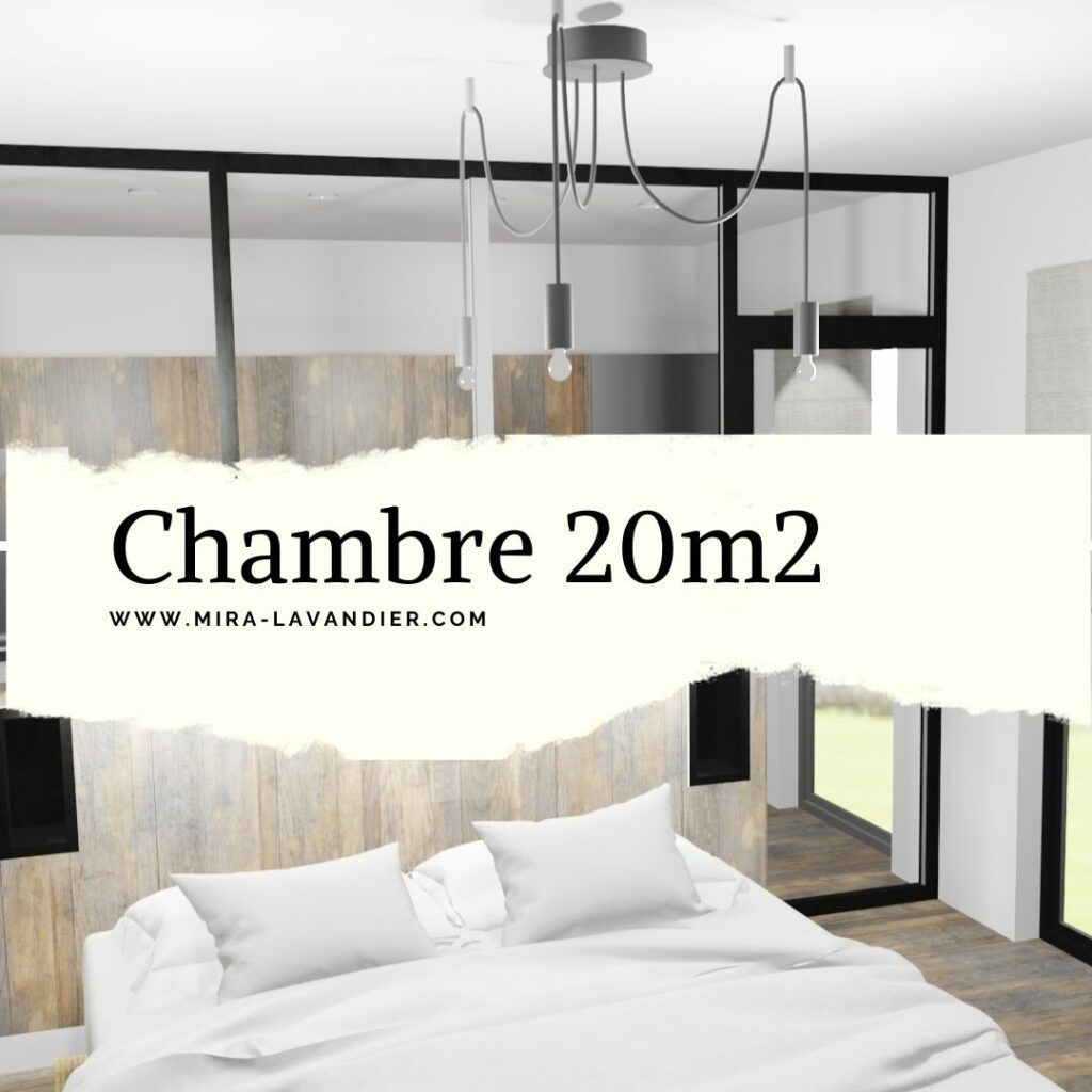 chambre 20m2 style industriel