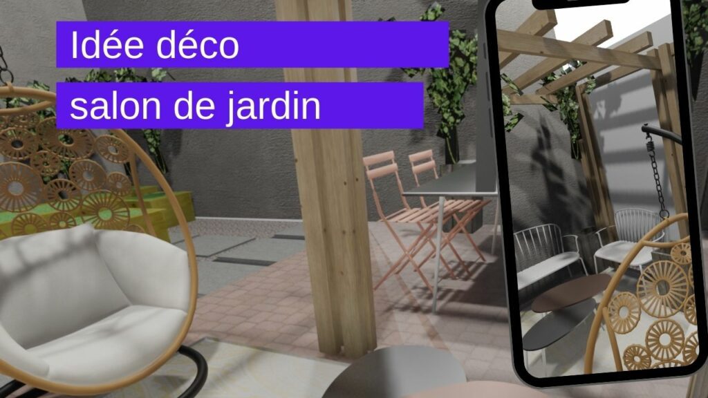 idee deco salon de jardin guinguette