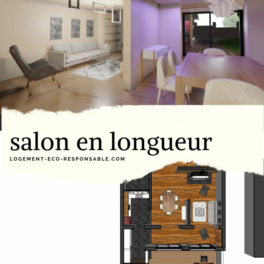 idee deco salon scandinave en longueur