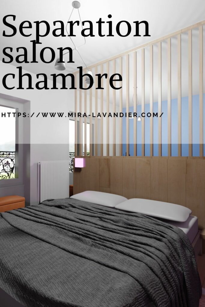 coin chambre dans salon