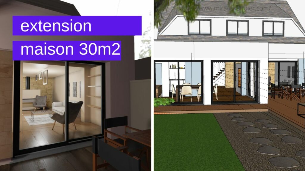 extension maison 30m2
