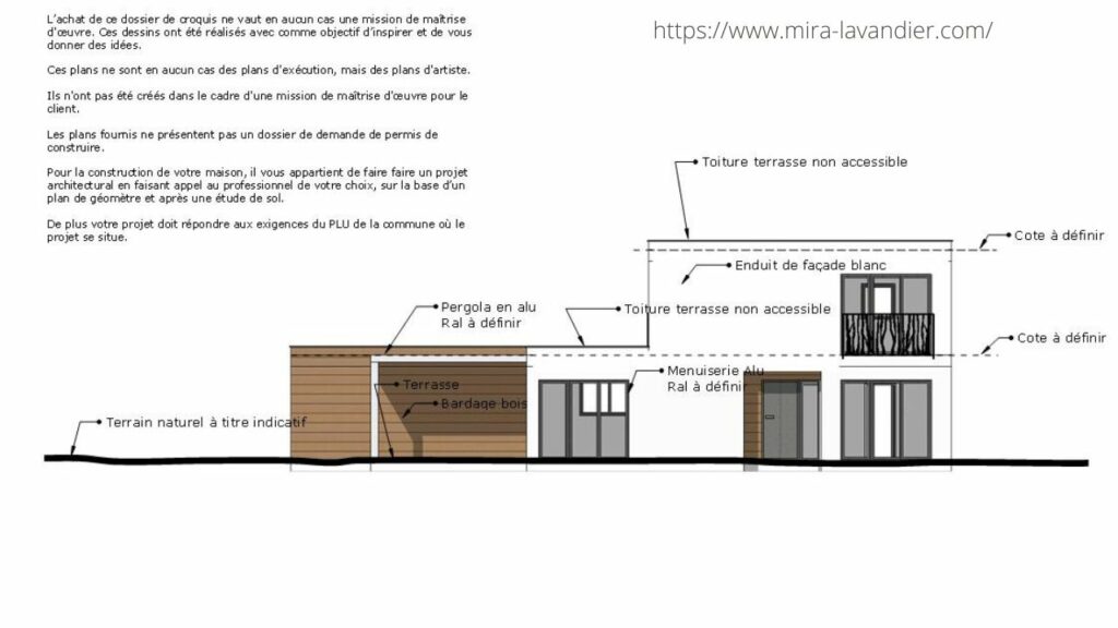 plan de façade