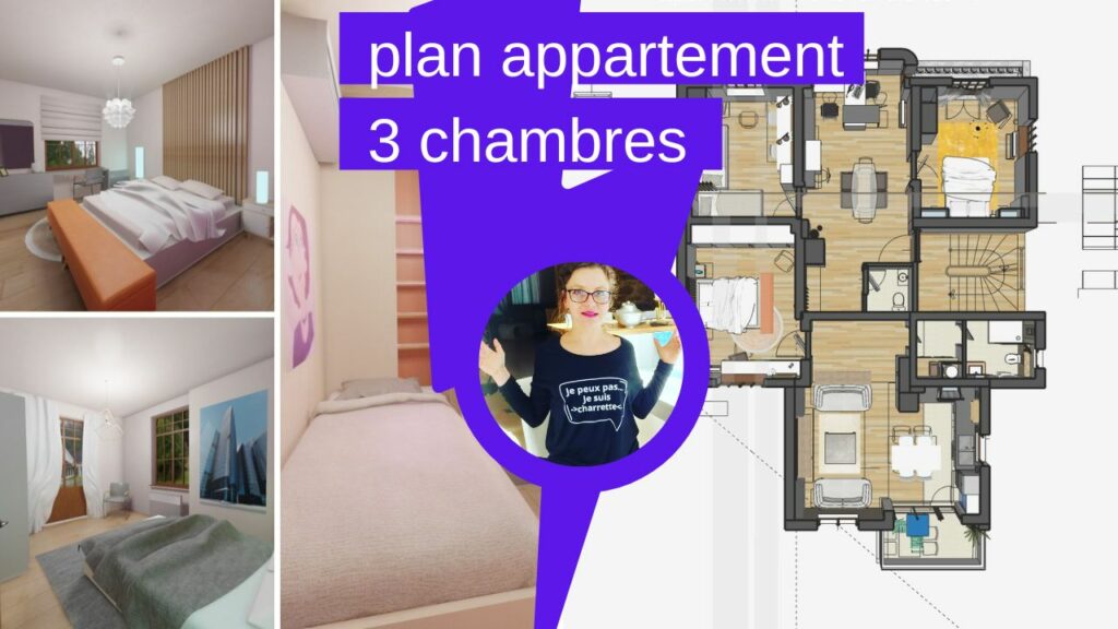 plan appartement 3 chambres