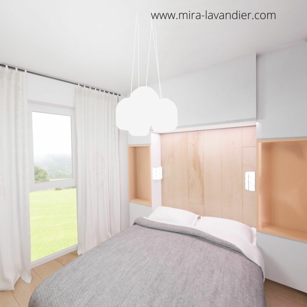 Comment organiser une petite chambre romantique moderne