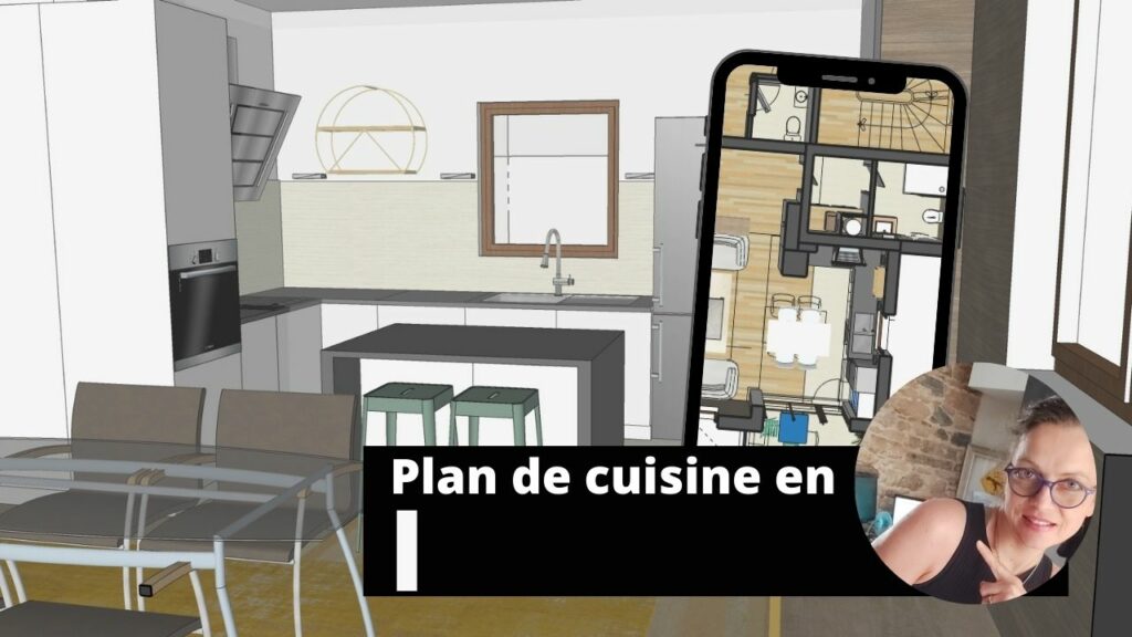 plan cuisine en l