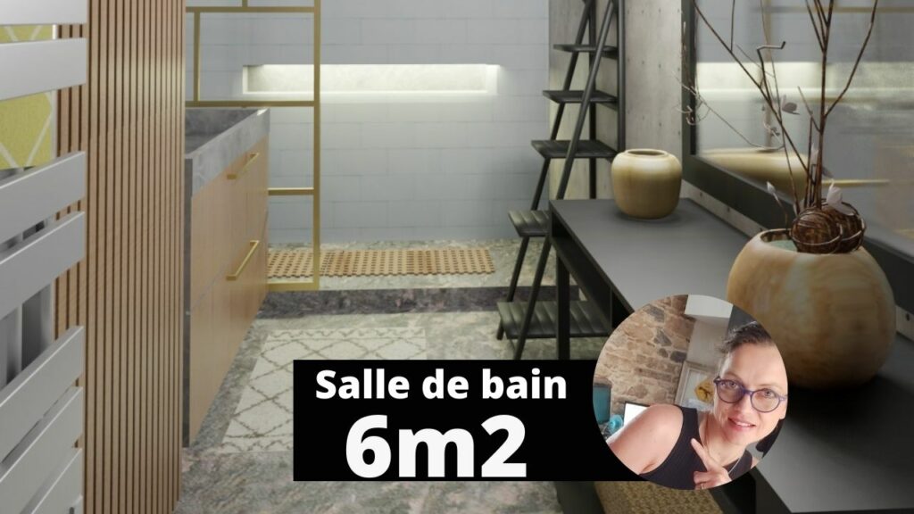 salle de bain 6m2
