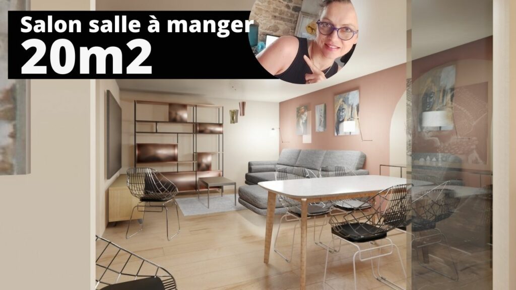 couleur terracotta pour un salon salle à manger de 20m2