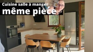 cuisine salle a manger dans la meme piece