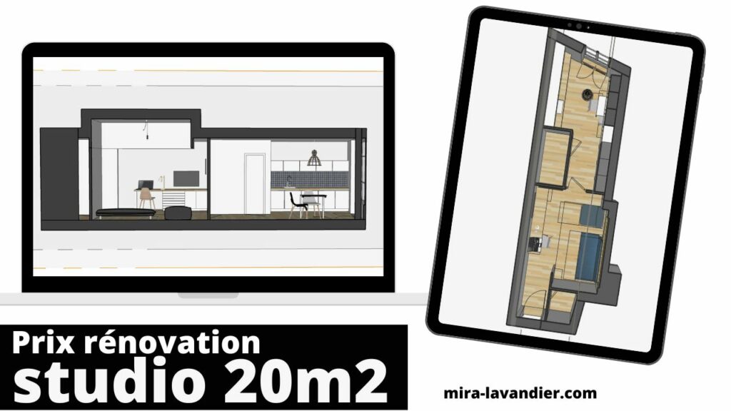 rénovation studio 20m2 prix