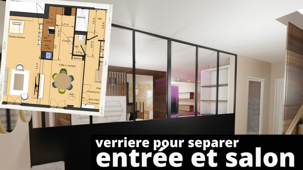 verriere pour separer entree et salon