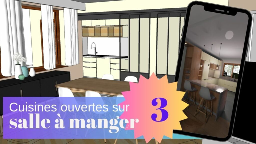 petite cuisine ouverte sur salle a manger