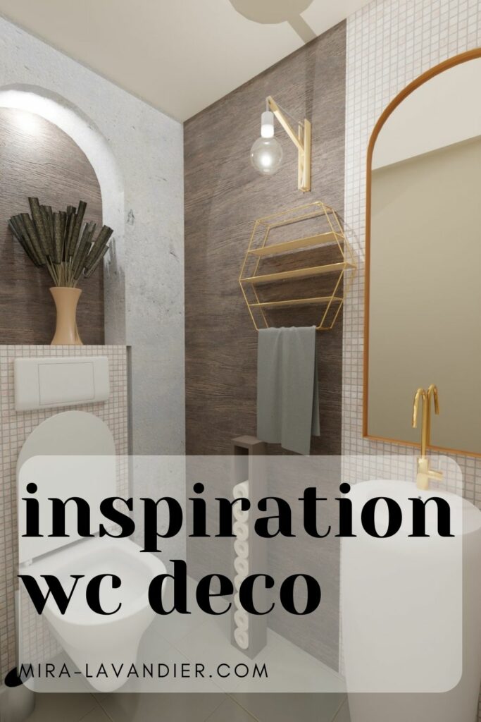 Tendances déco WC pou 2024- une déco béton et bois design