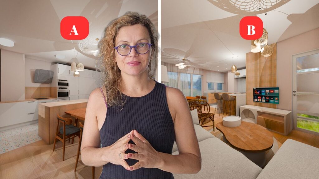 rénovation d'intérieur option A ou B?