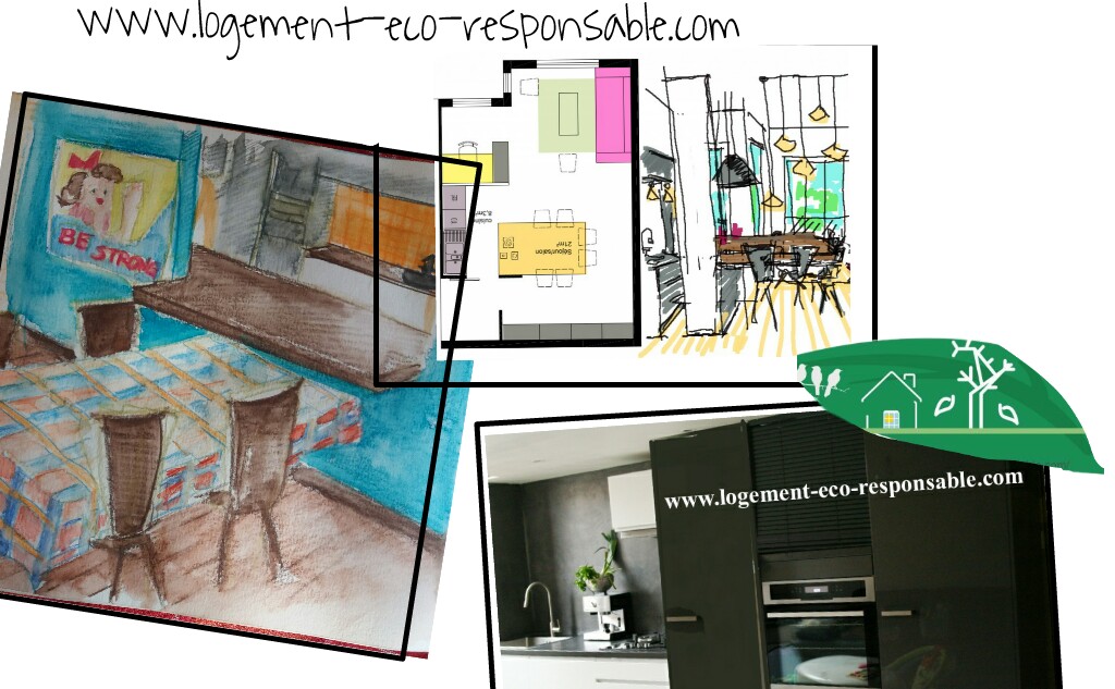 aménager une cuisine en longueur | Logement éco responsable