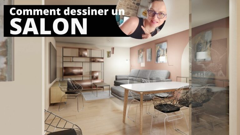 Comment dessiner un salon pour relooker sa déco?