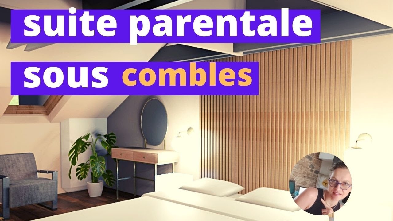Suite parentale sous comble avec salle de bain